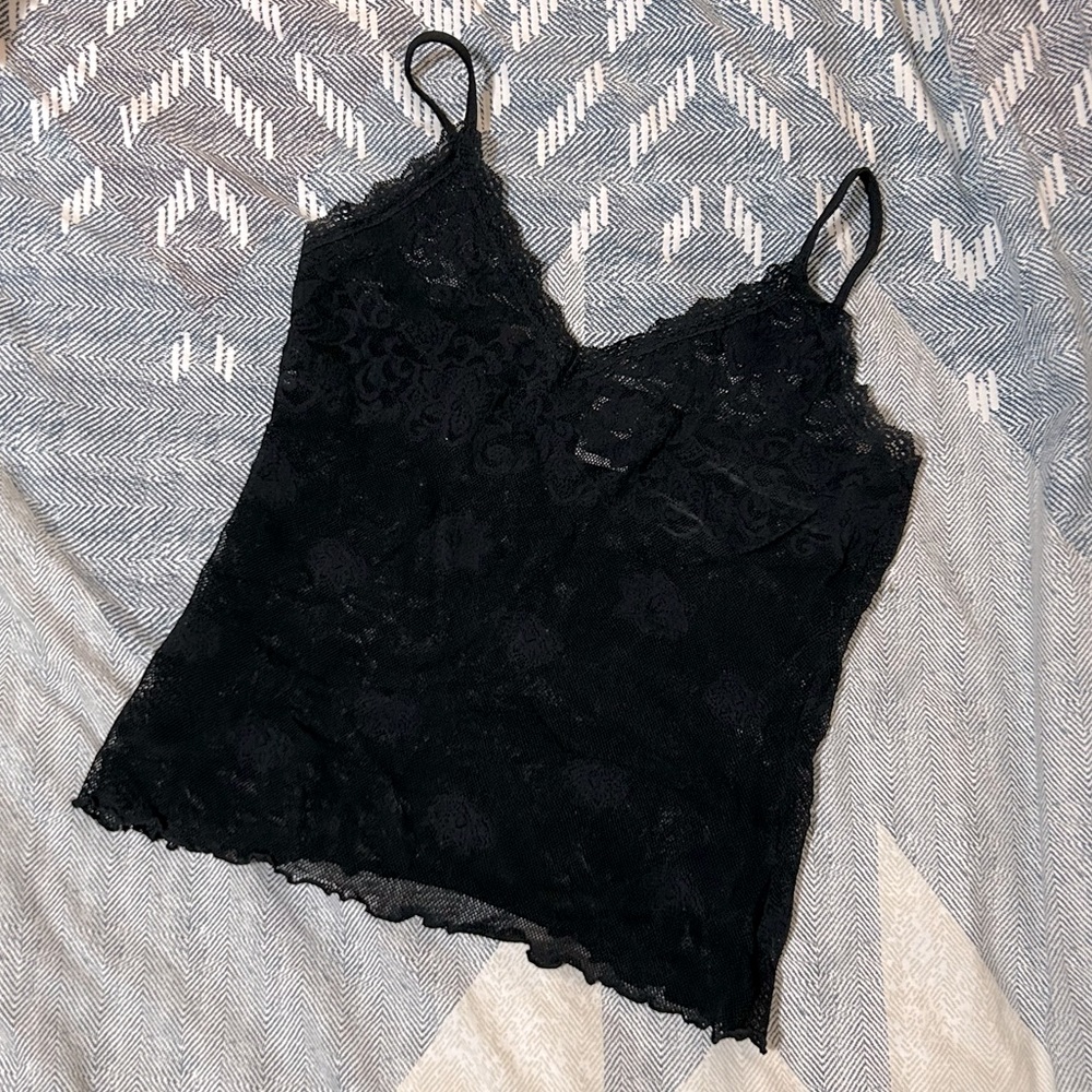 Vintage lace tank top